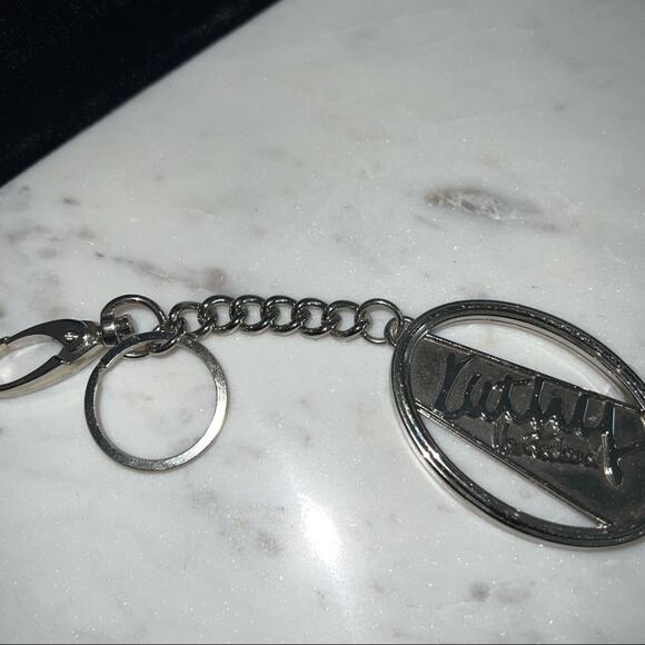 Kathy Van Zeeland Logo Keychain  Lobster Clow & Silver Oval Charm - Picture 5 of 8